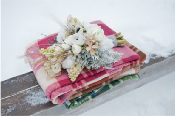Ten Beautiful Snowy Weddings