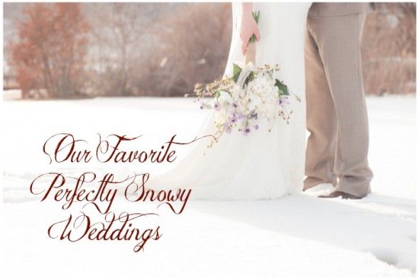 Our Favorite Snowy Weddings