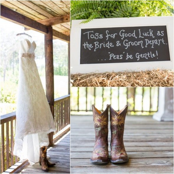 Wedding Gown With Boots