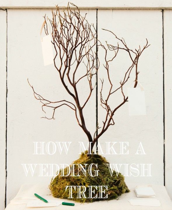 Как сделать свадебное дерево желаний