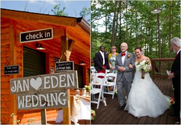 Wood Rustic Wedding Sign