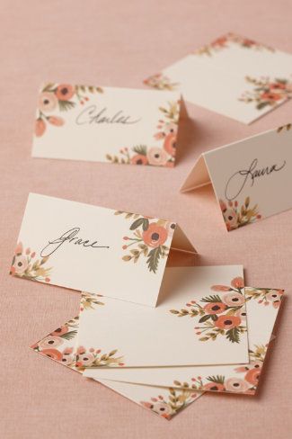 Place Cards For Wedding