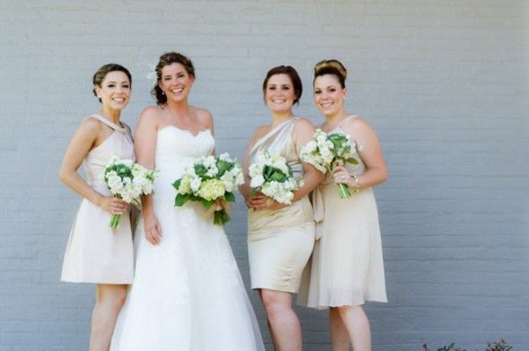 Cream Colored Bridesmaid Dresses