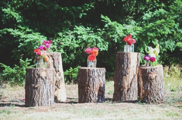 Tree Stumps For Wedding