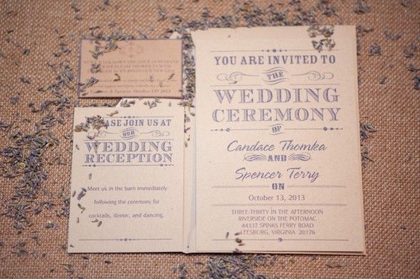 Purple Wedding Invitations