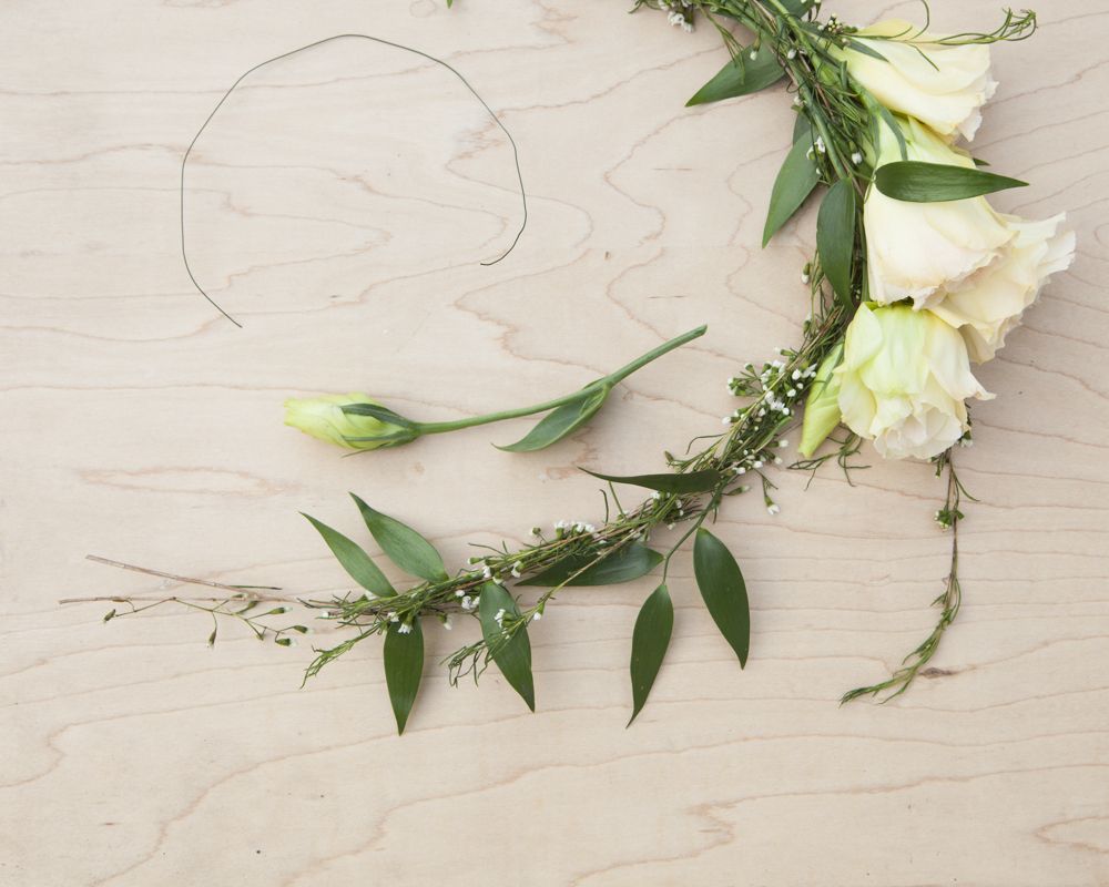 How to Make A Floral Wedding Crown - Rustic Wedding Chic