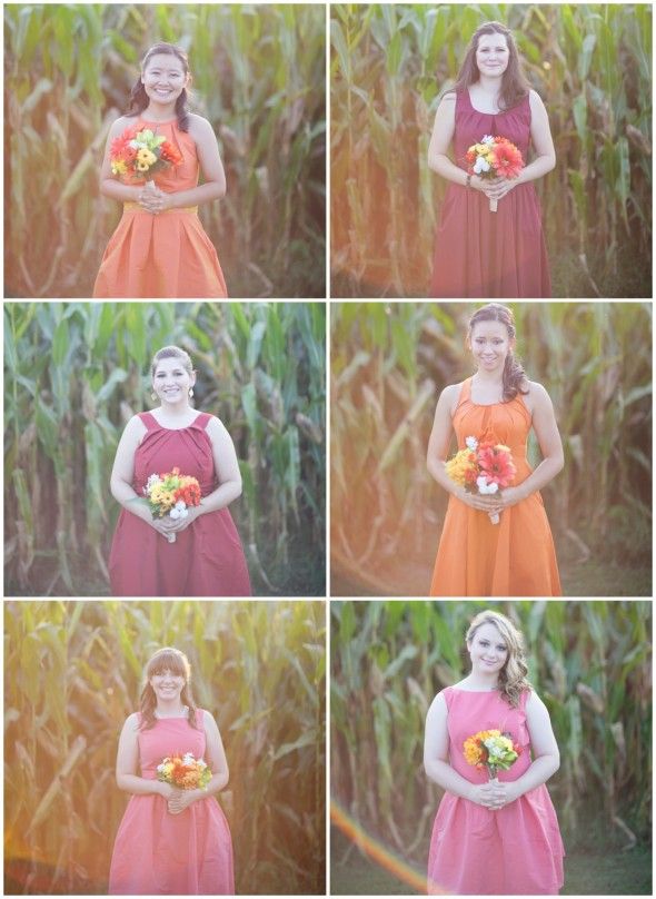 Bright Colored Bridesmaid Dresses