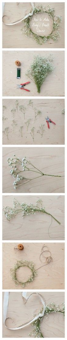 How to Make a Baby's Breath Crown