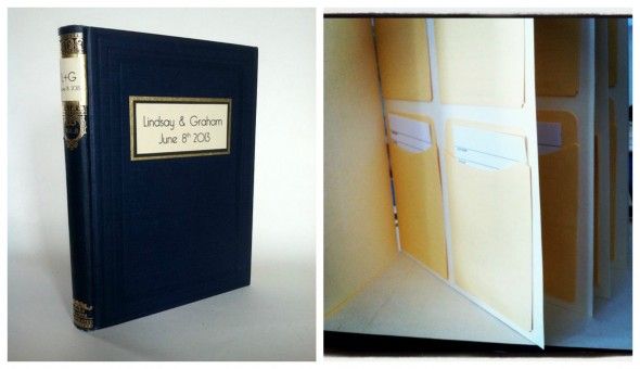 Library Wedding Guestbook