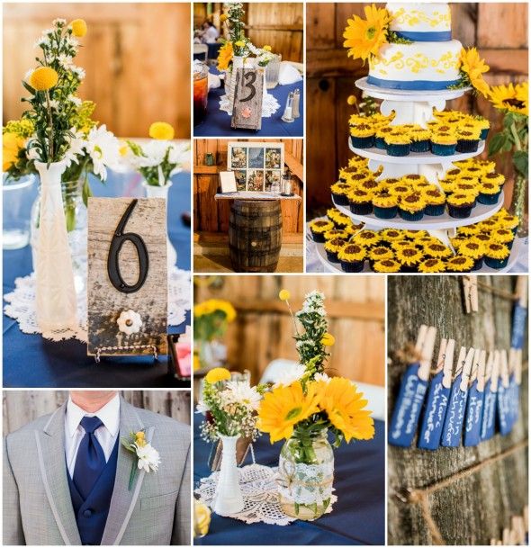 Yellow Themed Country Wedding