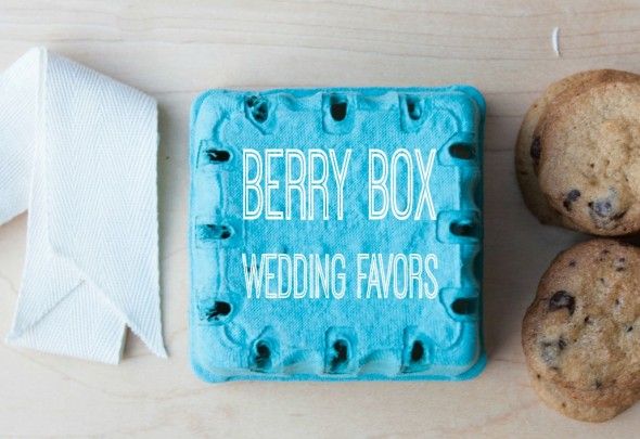 Berry Box Wedding Favors