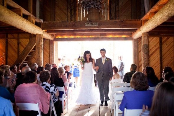 Rustic Barn Wedding Ceremony