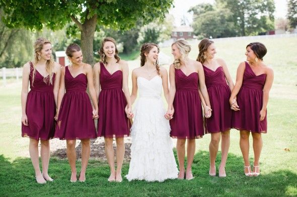Fall Inspired Bridesmaid Dresses