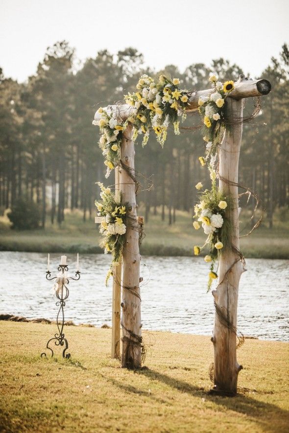 Birch Wedding Backdrop