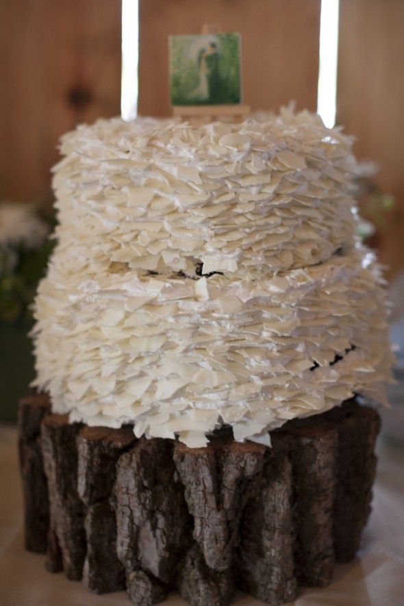 Kinfolk Inspired Wedding Cake