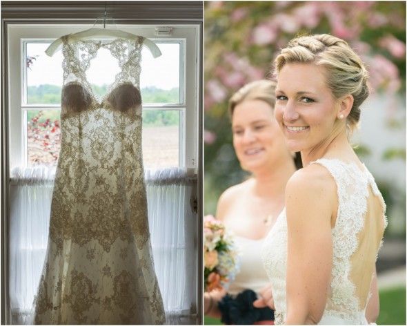 Lace Open Back Wedding Gown