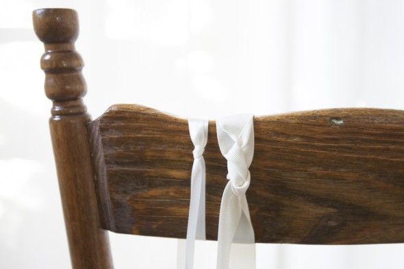 How to Make Ribbon Wedding Chairs