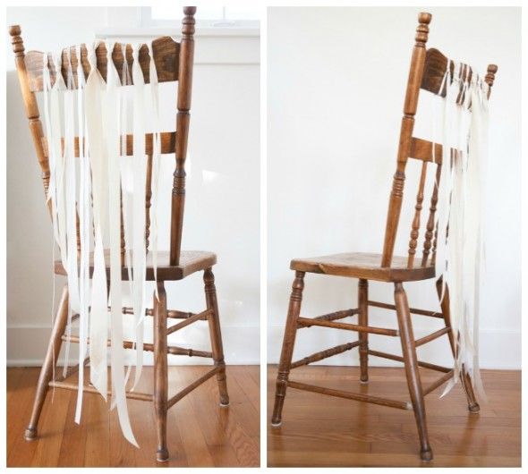 DIY Wedding Chairs