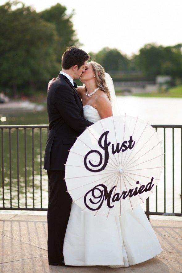 Just Married Parasol 