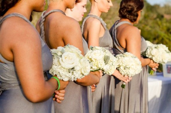 Gray Bridesmaid Dresses