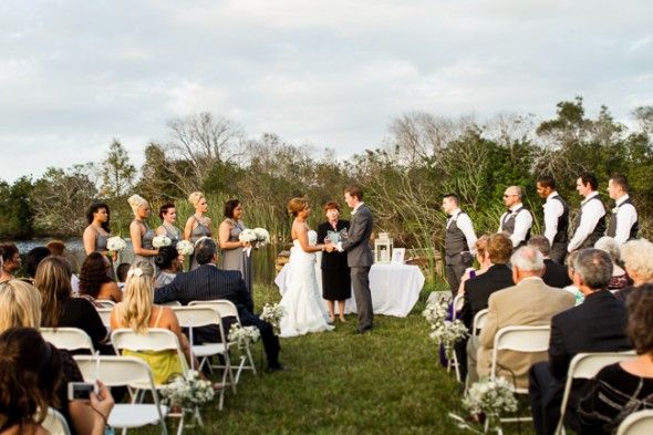 Florida Backyard Barn Wedding 
