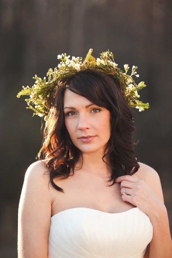 Bride In Floral Crown