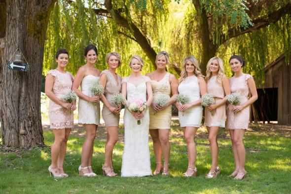 Blush Toned Bridesmaid Dresses