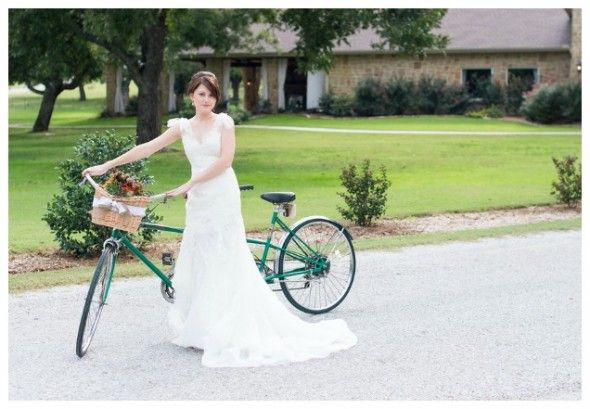 Bride with Bike