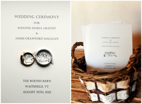 Classic Wedding Ceremony Program