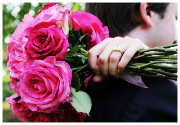 Bare Stem Wedding Bouquet