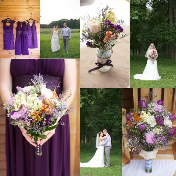 Purple Farm Wedding