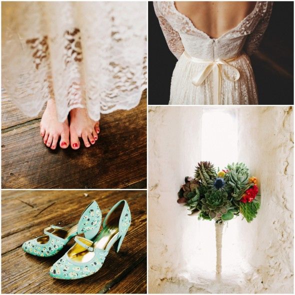 Rustic Lace Wedding Gown