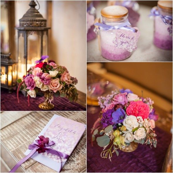 Purple Rustic Wedding