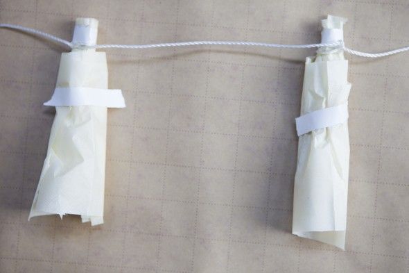 How to Make Tissue Paper Garland
