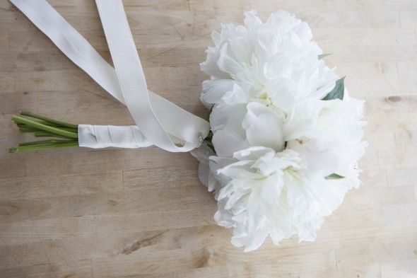 Blush Peony Wedding Bouquet Tutorial