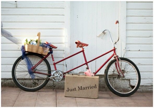 Just Married Tandem Bicycle