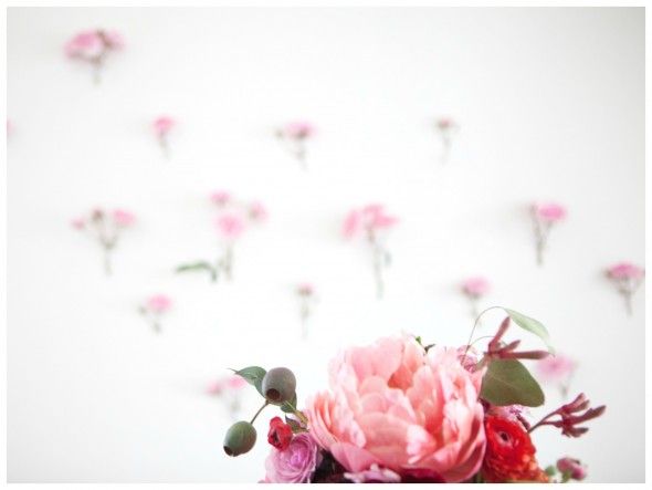 Pinks & Reds : Wedding Floral Inspiration : Peonies & Dahlias