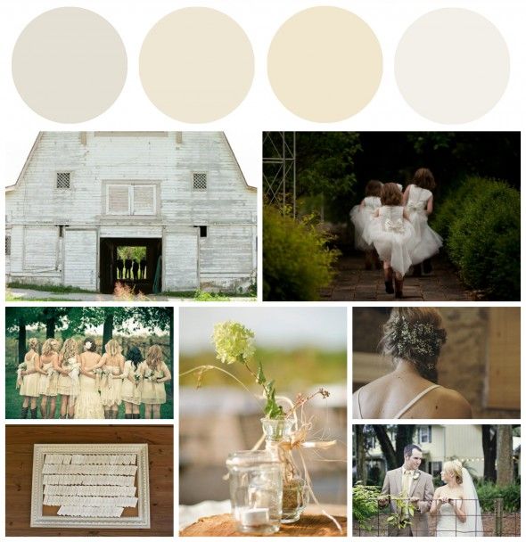 White Wedding Palette
