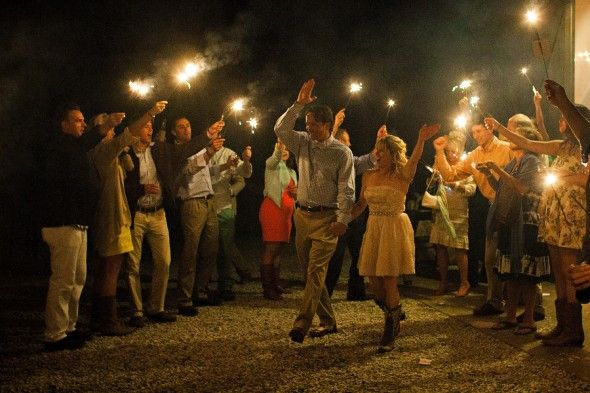 Country Wedding Sparklers 