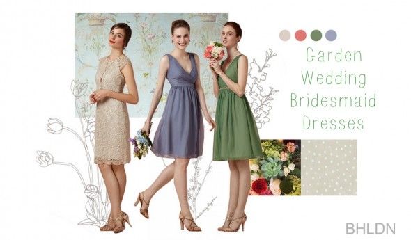 Garden Bridesmaids Dresses