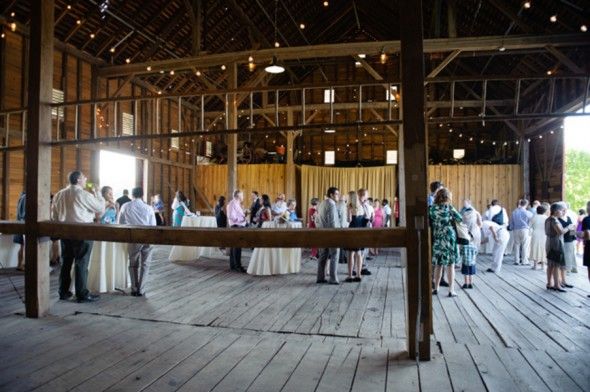 Eco-friendly barn wedding