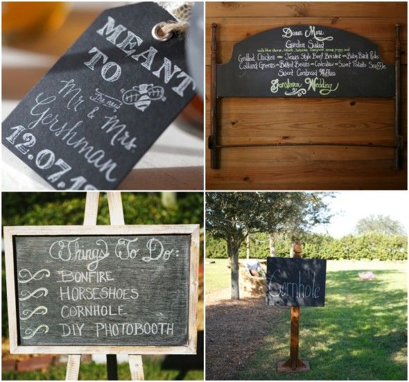 Chalkboard Signs For Wedding