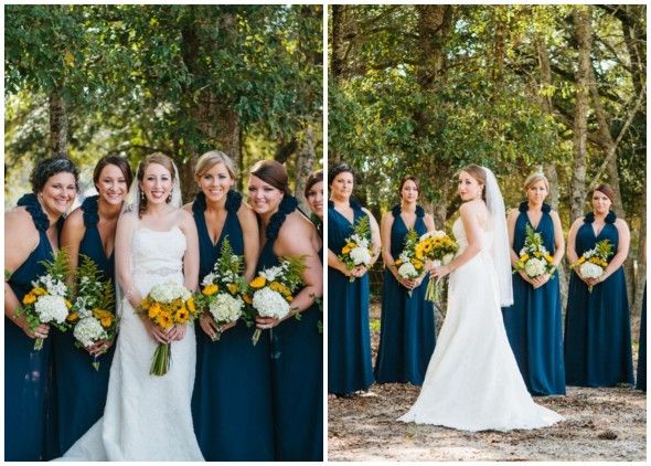Southern Wedding Bride and Bridesmaids