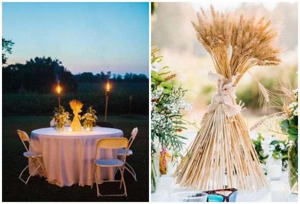 Southern Wheat Centerpieces