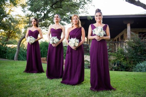 Eggplant Bridesmaid Dresses