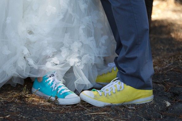 Sneakers At Wedding