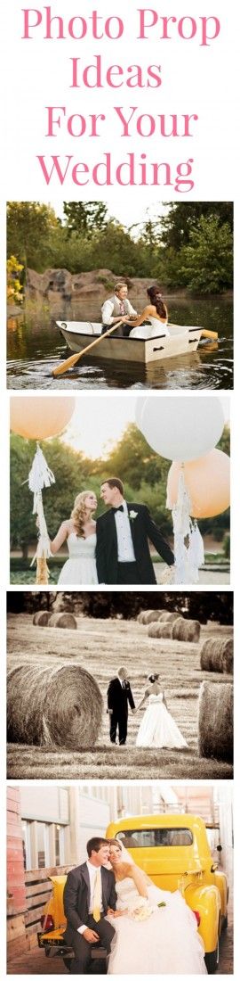 Photo Prop Ideas For Your Wedding