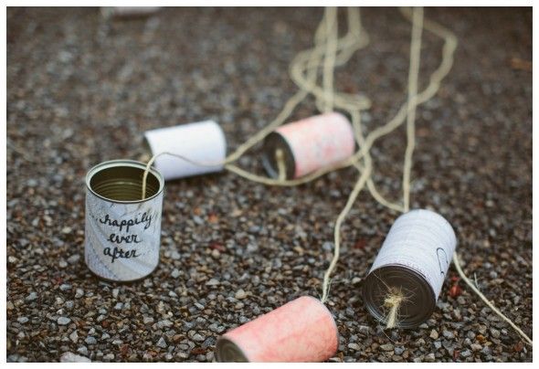 Wedding Send - Off Tin Cans