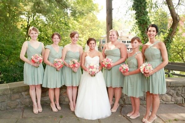 Country wedding Brides + Bridesmaids