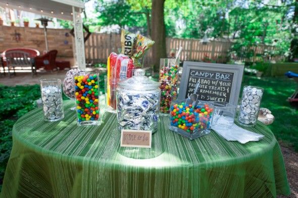 Backyard Wedding Candy Treats